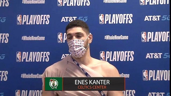 Enes Kanter Postgame Interview | Celtics vs 76ers  | Game 2