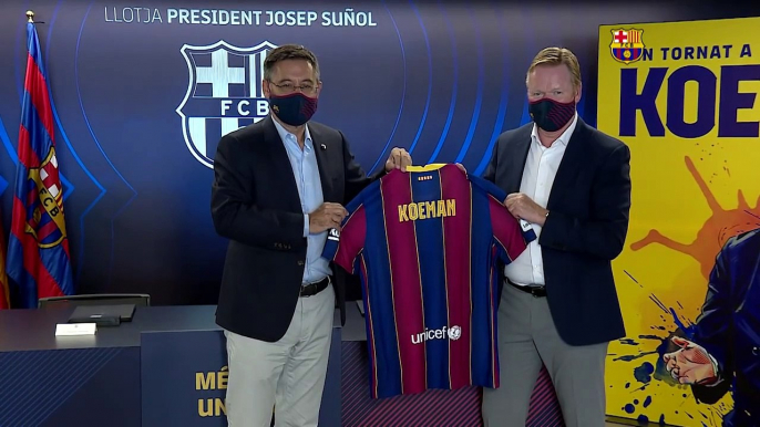 RONALD KOEMAN, NUEVO ENTRENADOR DEL FC BARCELONA...