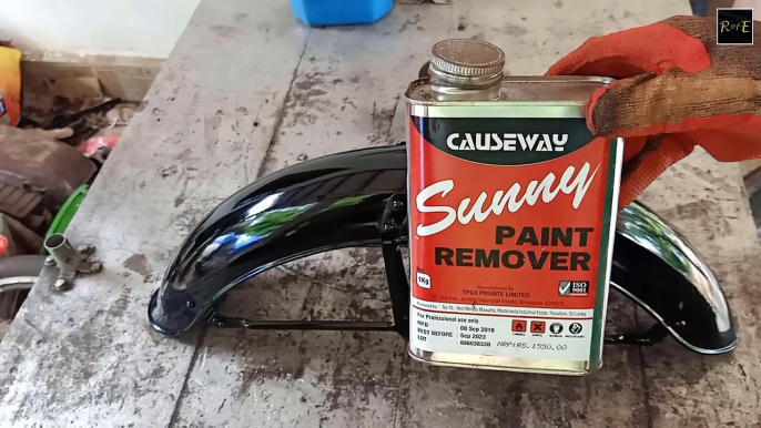 CD90 Mudguard Buffing    How to Polish and Buff Steel Mudguard