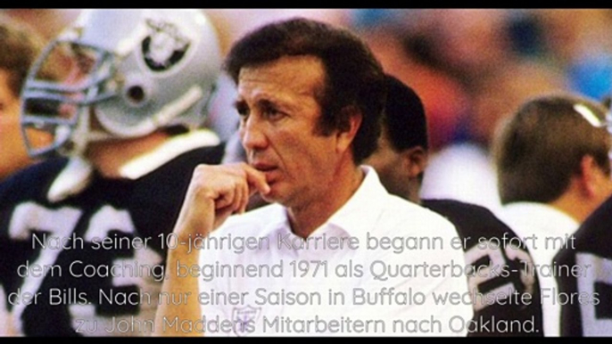 Der einzige Trainer von Raiders, Tom Flores, wurde als Senior Nominee für die Induktionsklasse 2021 der Hall of Fame benannt 1