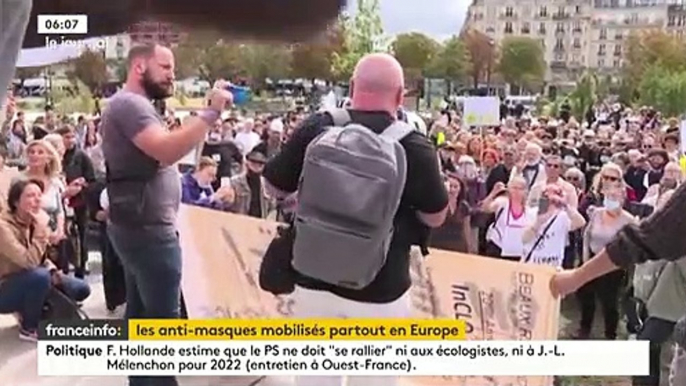 Coronavirus - Ecoutez pourquoi ces dizaines de personnes ont manifesté hier à Paris contre le masque en affirmant qu'il était inutile