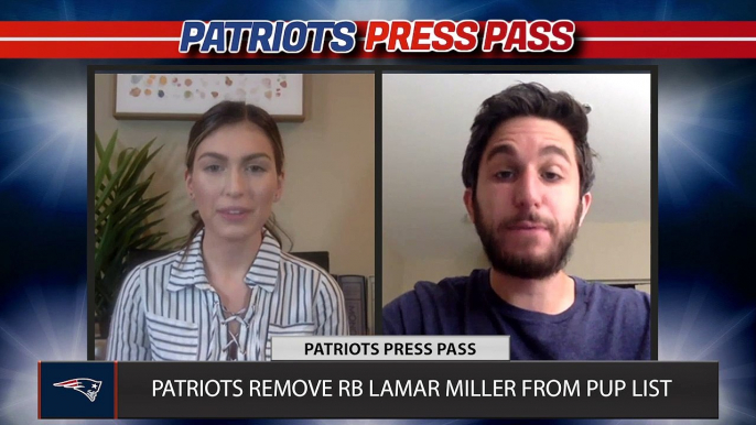 Lamar Miller Off PUP, Cam Newton Absent at Patriots Practice | Patriots Press Pass