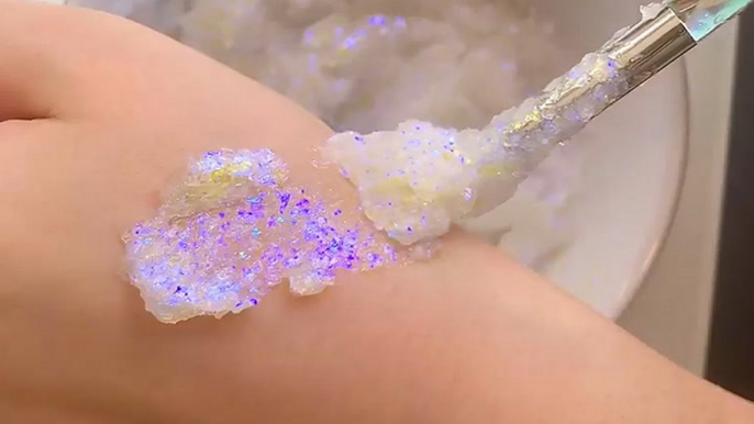 Up to 10 different glitters are mixed into these custom blends for your face, nails, and body