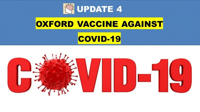 COVID 19 UPDATE - Oxford Vaccine Against Coronavirus - ChAdOx1 nCoV-19 Vaccine or COVID 19 Vaccine