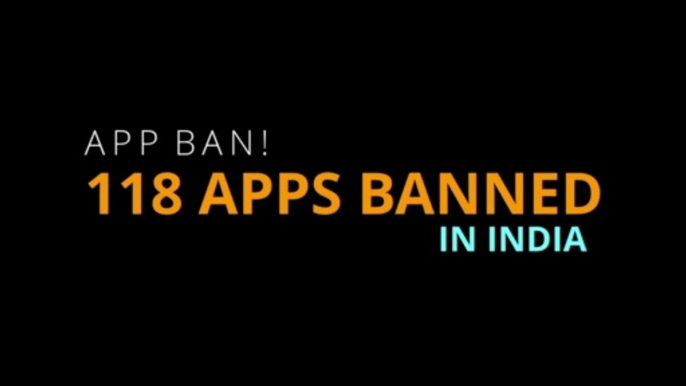 PUBG Ban | 118 APPS Banned In INDIA | Full List | Details From Government Officials | ENGLISH | PUBG BAN ?