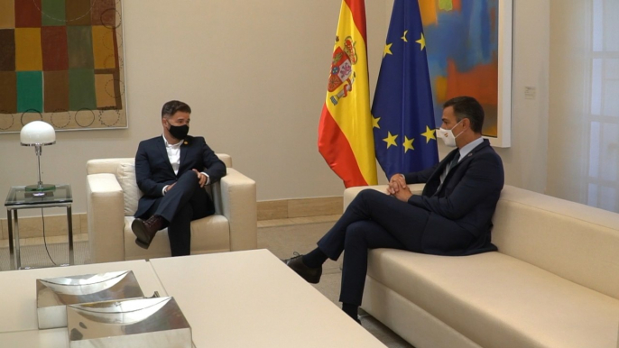 Sánchez recibe a Rufián en La Moncloa