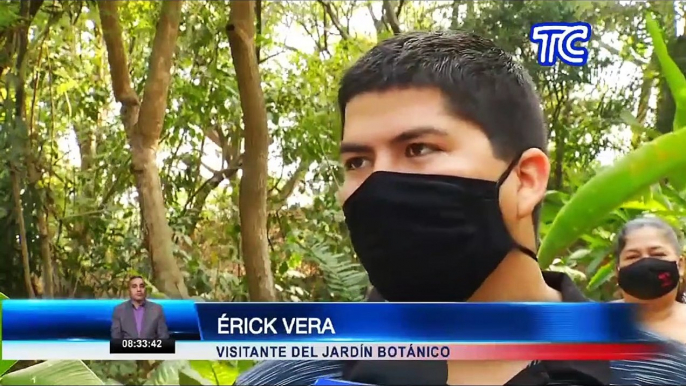 El Jardín Botánico de Guayaquil reabrirá sus puertas al público con estrictos protocolos de bioseguridad