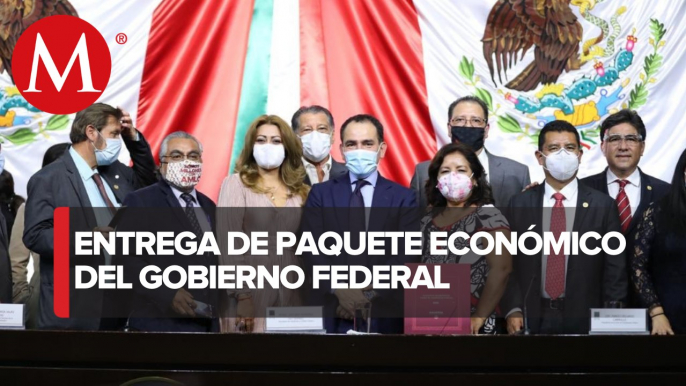 Arturo Herrera entrega Paquete Económico 2021 a Cámara de Diputados