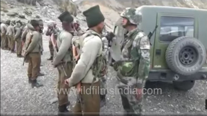 Indian Army vs Chinese Army in Ladakh: territorial land grab from status quo, by China