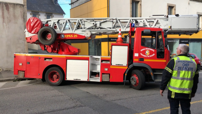 Intervention des forces de l’ordre et des secours dans le centre ville