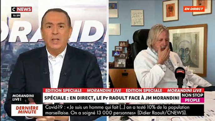 Coronavirus - Le professeur Didier Raoult à Jean-Marc Morandini dans "Morandini Live": "Si vous êtes malade, vous allez m'appeler !" - VIDEO