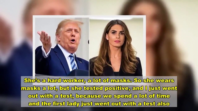 Trump lied about when he knew Hope Hicks tested positive for COVID-19 - News Today
