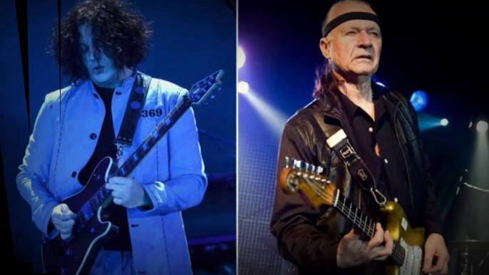 jack white van halen guitar - Jack White pays tribute to Eddie Van Halen by playing special guitar