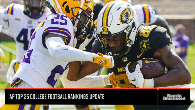 AP Top 25 College Football Rankings Update