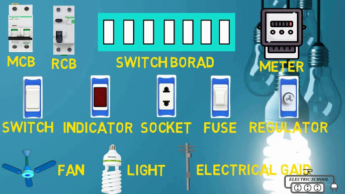 house wiring electrical switch board connection diagram