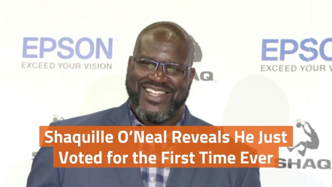 Shaquille O’Neal Goes To The Polls