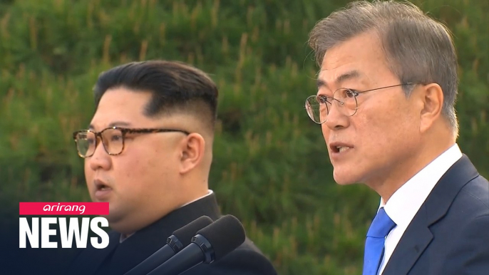 President Moon expresses hope to get inter-Korean relations back on track as two Koreas mark 2nd anniversary since summit declaration