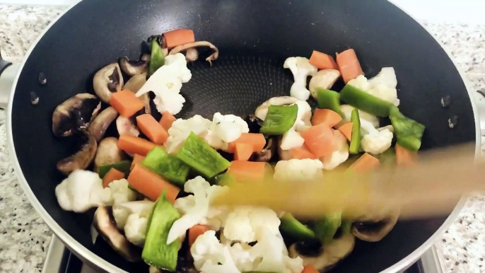 Healthy veggies salad | stir fry veggies