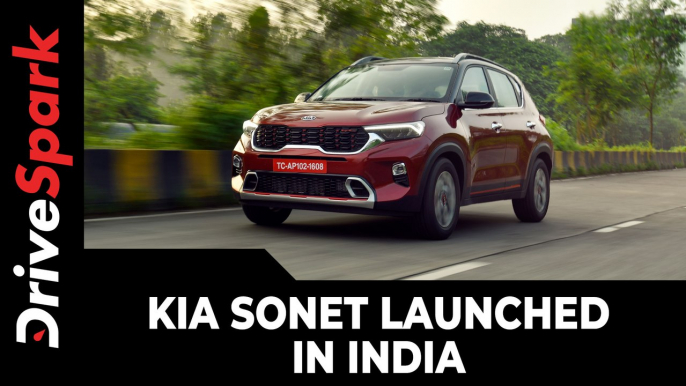 Kia Sonet Launched In India | Prices, Variants, Specs, Features & All Other Details