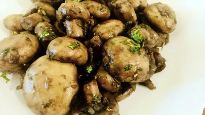 Garlic Butter Mushrooms recipe | starters Mushrooms recipe