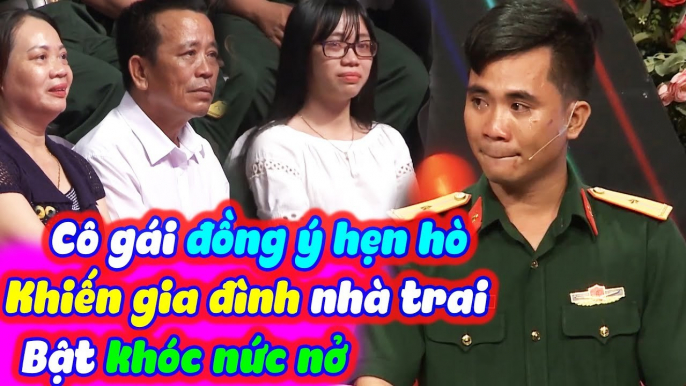 Cả Gia Đình Khóc Nức Nở Trên Sân Khẩu Bạn Muốn Hẹn Hò Khi Cô Gái Đồng Ý Hẹn Hò | BMHH Tập 482