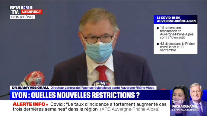 Covid en Auvergne-Rhône-Alpes: le directeur général de l'ARS évoque un possible "plan blanc territorial"