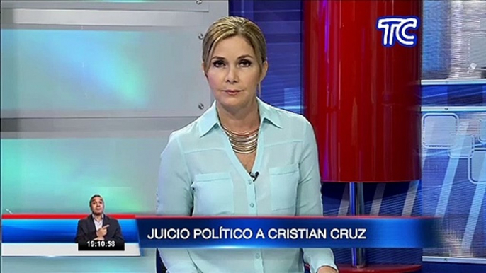 Inició el juicio político contra el presidente del Consejo de Participación Ciudadana y Control Social, Cristian Cruz, por presuntas irregularidades en la obtención de un carné de discapacidad.