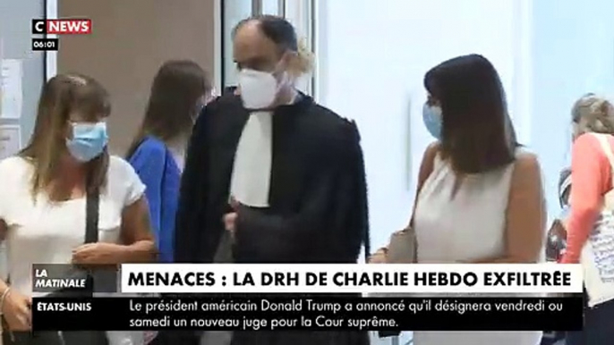 La directrice des ressources humaines de Charlie Hebdo exfiltrée en catastrophe de chez elle après des menaces : "J'ai eu 10 mns pour partir de chez moi, je ne reviendrai peut-être jamais..."