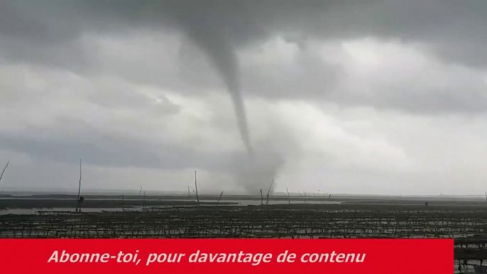 Petite tornade près d'Oléron en Charente Maritime ! 23 Septembre 2020