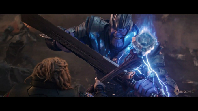 Captain America Lifts Thor's Hammer Mjolnir Scene - AVENGERS 4  Endgame (2019)