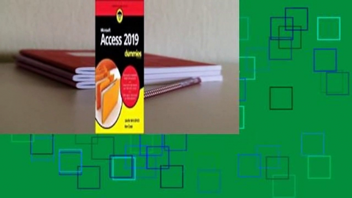 Pdf download Access 2019 for Dummies Pdf books