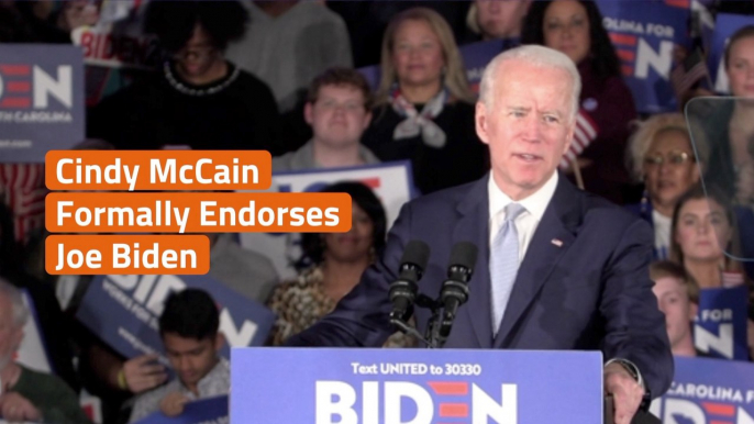 Cindy McCain Is With Joe Biden