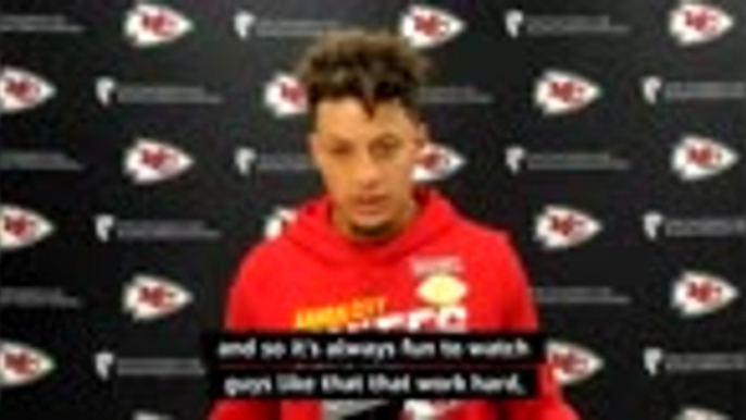 Mahomes looking forward to Monday match-up with Lamar Jackson