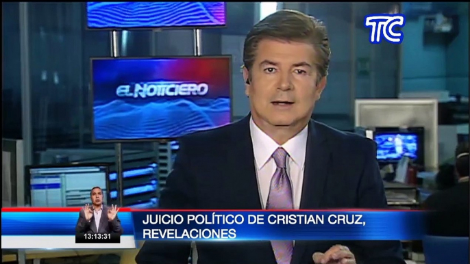 Nuevas revelaciones en el juicio político contra el presidente del Consejo de Participación Ciudadana y Control Social, Cristian C.