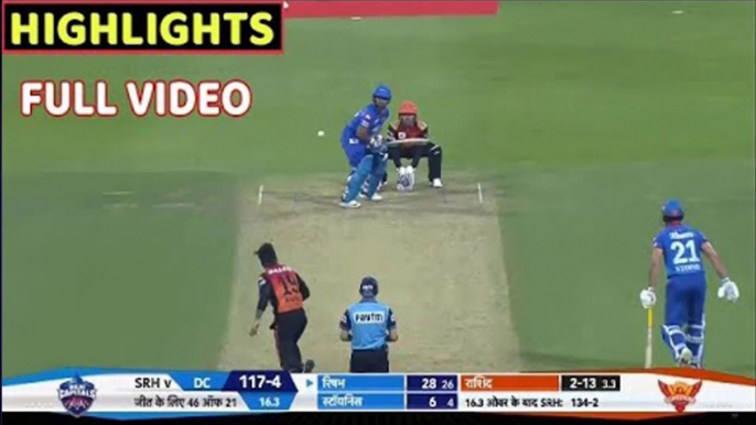 HIGHLIGHTS : DC VS SRH 11th IPL Match Highlights • Sunrisers hyderabad Won By 15 Runs