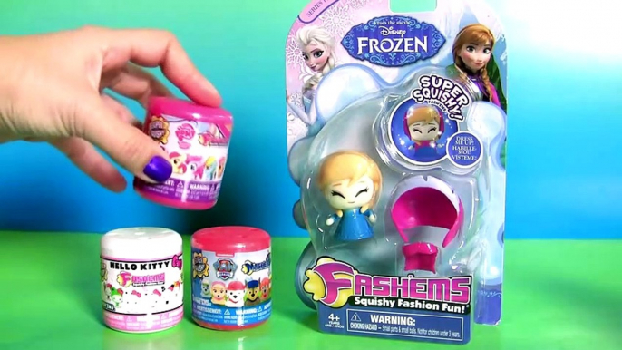 Bonequinhas Disney Anna Elsa Fashems Fashion + My Little Pony Fashems + Paw Patrol Mashems