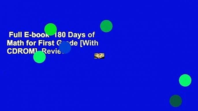 Full E-book  180 Days of Math for First Grade [With CDROM]  Review