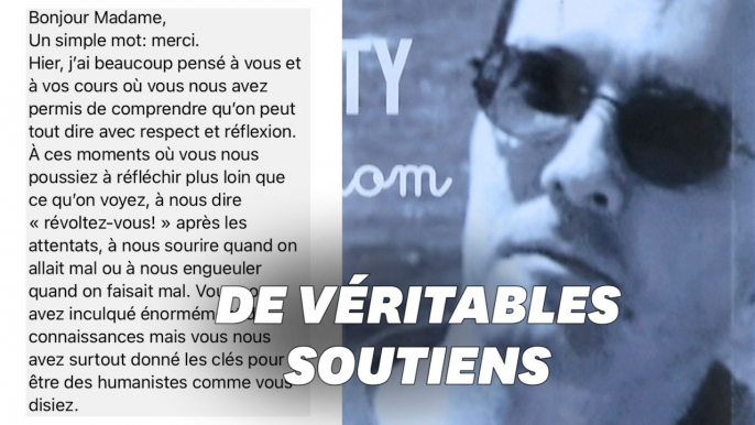 Samuel Paty: ces élèves ont envoyé un message de soutien à leurs professeurs