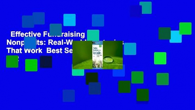 Effective Fundraising for Nonprofits: Real-World Strategies That Work  Best Sellers Rank : #2