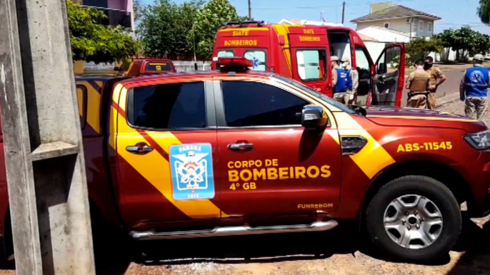 Corpo de Bombeiros atende vítima que teve surto no Bairro Santa Cruz