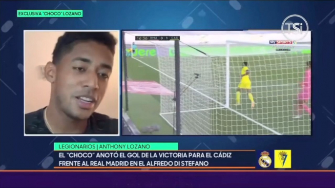 Exclusiva Anthony Choco Lozano revela detalles de su gol histórico al Real Madrid y revela lo que le dijo a Sergio Ramos