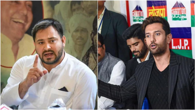 Bihar polls: Tejashwi and Chirag slams Nitish Kumar