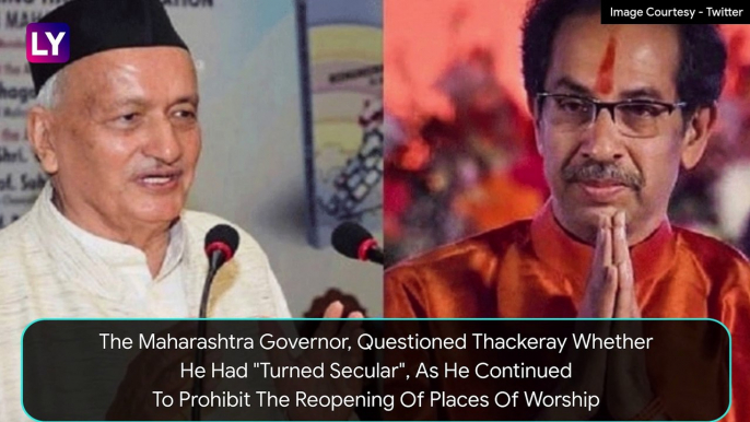 Uddhav Thackeray & Governor Bhagat Singh Koshyari In A Letter War Over Reopening Of Places Of Worship In Maharashtra; ‘Shocked, Surprised Sharad Pawar Writes To PM Modi