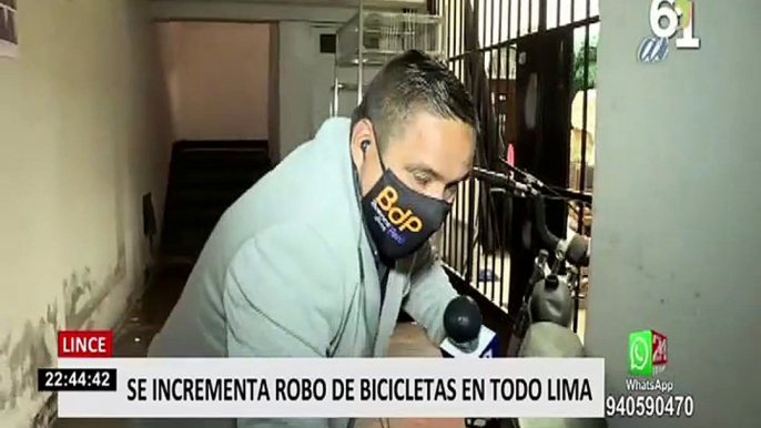 Bicicletas: Se incrementan los robos de este medio de transporte en todo Lima