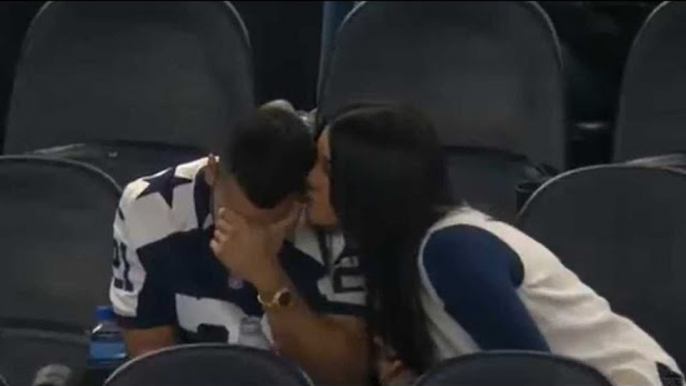 A shot of really sad Cowboys fans sums up how the whole fanbase feels