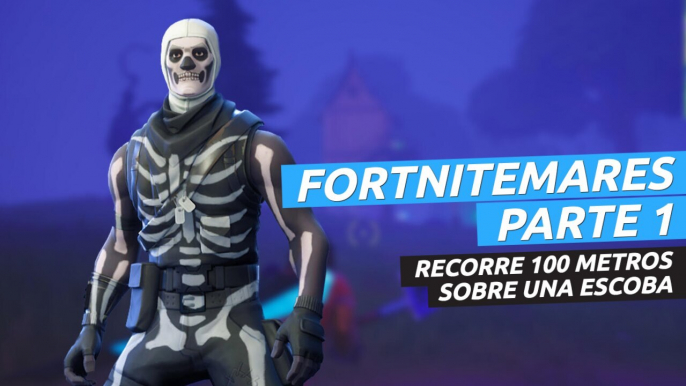 Cómo completar recorre 100 metros sobre una escoba de bruja en Fortnite - desafío Fortnitemares 2020 (localización)