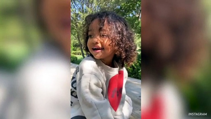 Chicago West Sings Mom Kim Kardashian 'Happy Birthday'