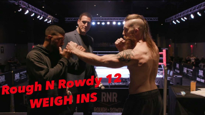 RnR 12 WEIGH IN Featuring Midget Fights, RED vs BLUE Rivalries, Undefeated Champions... FULL FIGHT CARD ALSO RELEASED