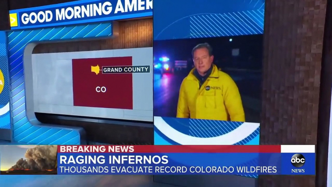 Urgent evacuations as wildfires rage in Colorado l GMA