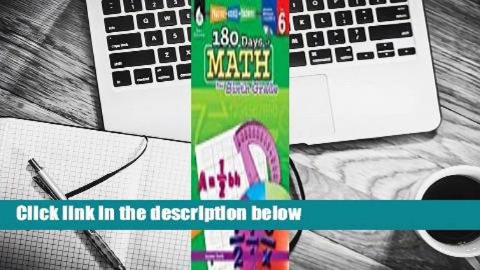 Full E-book  180 Days of Math for Sixth Grade [With CDROM] Complete